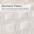 thumbnail image 4 of Davulos Reversible Twin Quilt Bedding Set with Pillow Sham Lightweight Quilts Twin Size Soft Bedspreads Bed Coverlets for All Seasons(Ivory, 68"x85"), 4 of 8