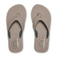 thumbnail image 3 of COBIAN Adult Male Floater 2 Flip Flop Sandals, Color: Taupe, Size: 12 (FLT18-240-12), 3 of 5