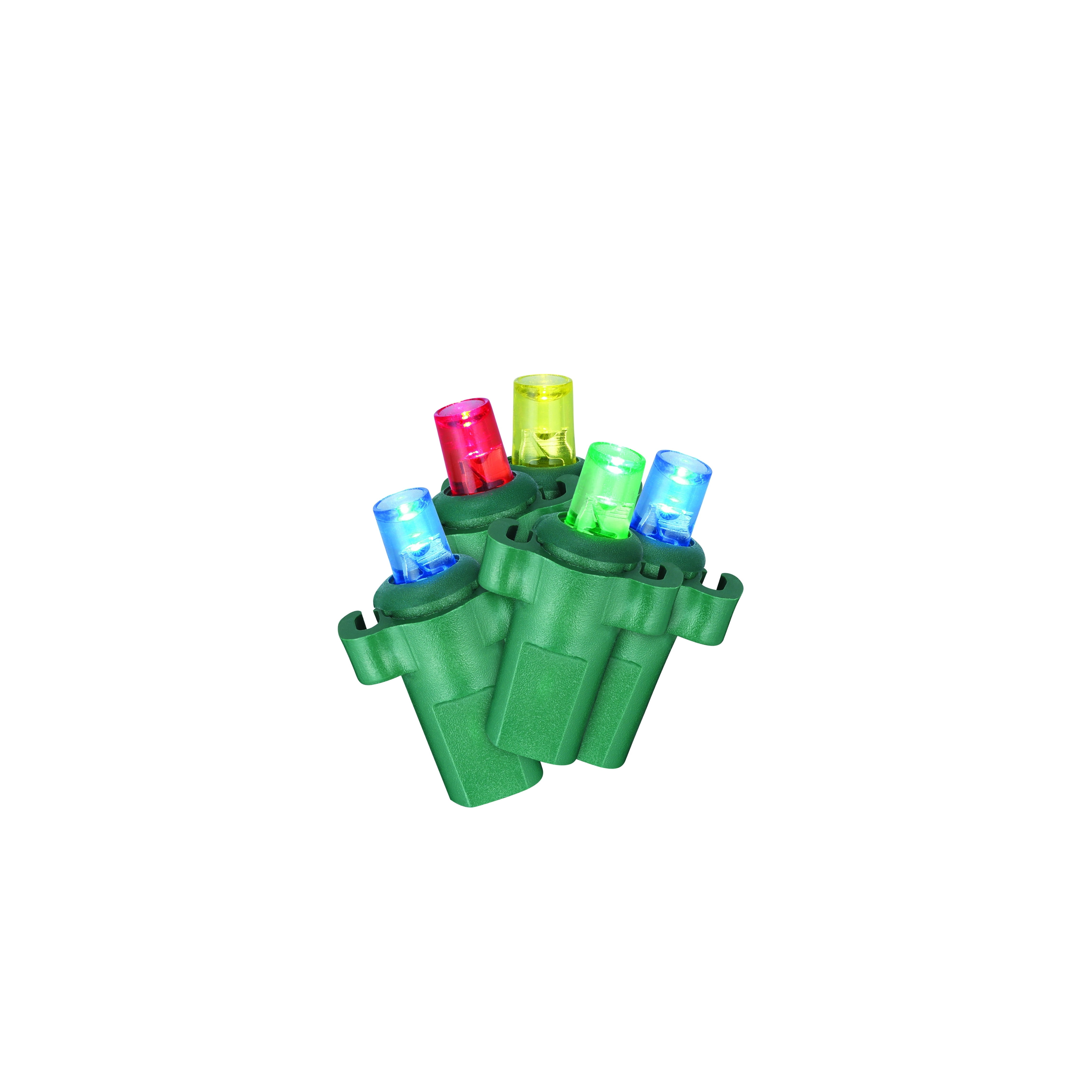Indoor/Outdoor 150-Count LED Christmas Net Lights, Multicolor, Green Wire, 6' x 4', by Holiday Time