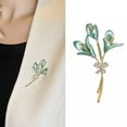 thumbnail image 6 of GKNET Flower Brooch Lapel Pin Rhinestone JewelryFor Women Broche Clothes Accessor_tu, 6 of 6