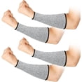 thumbnail image 1 of 2 pares de mangas protectoras de brazo resistentes a cortes de nivel 5 para piel fina y hematomas, para jardinería, para hombres y mujeres., 1 of 6