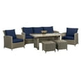 thumbnail image 1 of Oakmont 6-Piece High Table Patio Conversation Set in Navy, 1 of 2