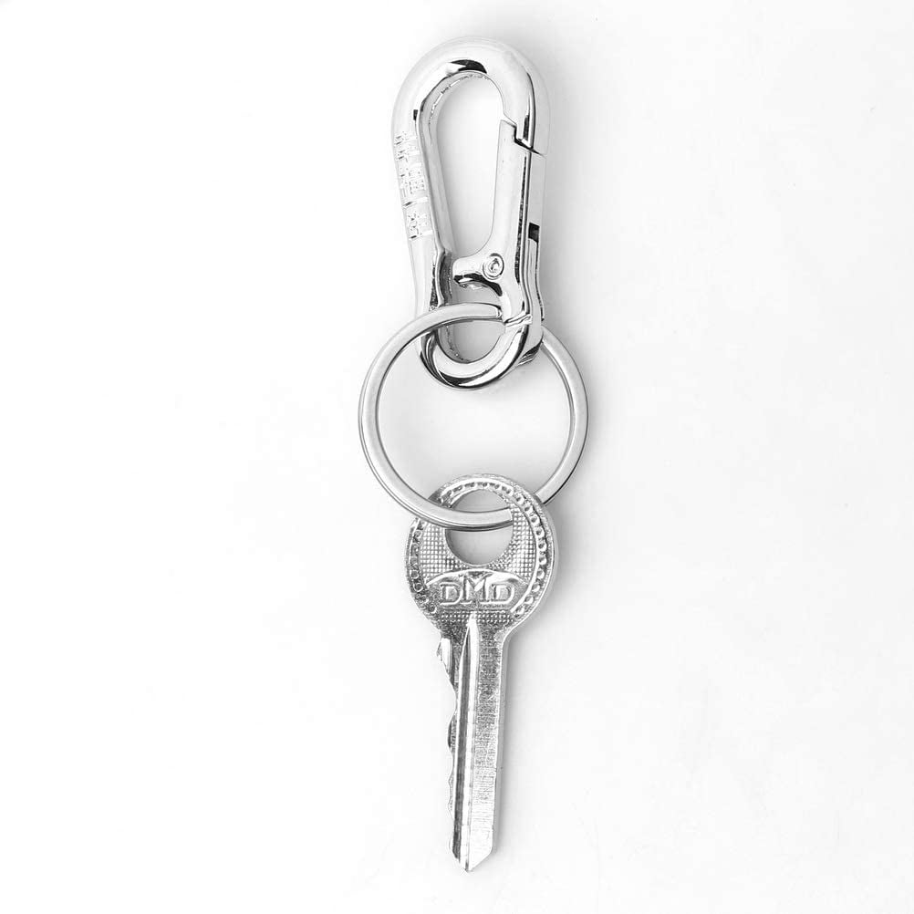NEW Bulk Wholesale Lot US Seller 12 Aluminum Carabiner Clip Key Chains 