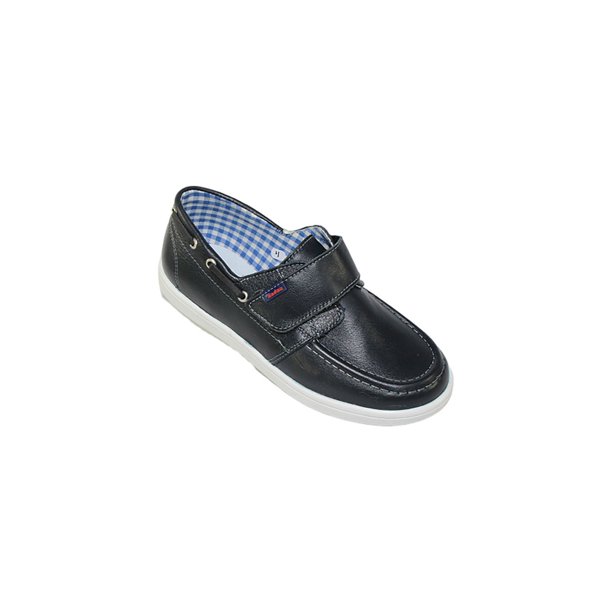 MOCASIN CASUAL COQUETA NIÑO JOVEN AZUL PIEL 158911E LEON 158911Ep