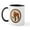 White/Black Inside, variant on CafePress - Maned Wolf Mug - 11 oz Ceramic Mug - Novelty Coffee Tea Cup