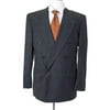 Pre-owned|Giorgio Armani Mens Double Breasted Blazer Gray Wool Size IT 50