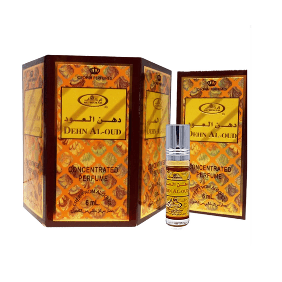 Dehn AL Oud -6ml (.2oz) Roll-on Perfume Oil by Al-Rehab (Box of 6)