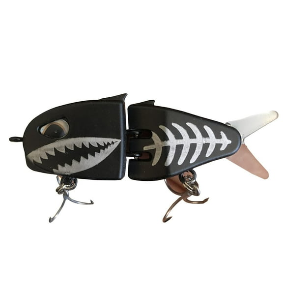 Multi - Jointed Fishing Lure, Jointed Swimbait With Realistic Fishbone Pattern And Sharp Hooks, For Freshwater Saltwater Fishing Anglers