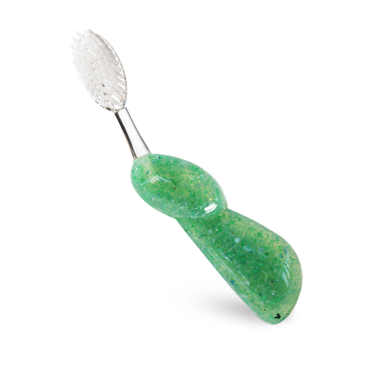 RADIUS Toothbrush Big Brush with Replaceable Head, Right Hand, Soft in Soda Pop, BPA Free and ADA Accepted, Designed to Improve Gum Health and Reduce The Risk of Gum Disease