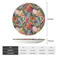 thumbnail image 2 of Honeii Tropical Fruit Print Elegant Bone China Decorative Plate, Porcelain Plate,Art Crafts,Ceramic Ornaments for Home Office Wall Decor-7in, 2 of 6