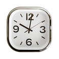 thumbnail image 1 of Reloj Análogo de Pared Cuadrado Plástico rosa, 1 of 9