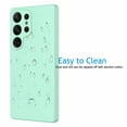 thumbnail image 4 of Cell Phone Basic Cases for Galaxy S25 Ultra 5G, Liquid Silicone Gel Rubber Shockproof Case Ultra Thin Slim Matte Surface Cover for Samsung S25 Ultra 6.8 inch (Green), 4 of 6