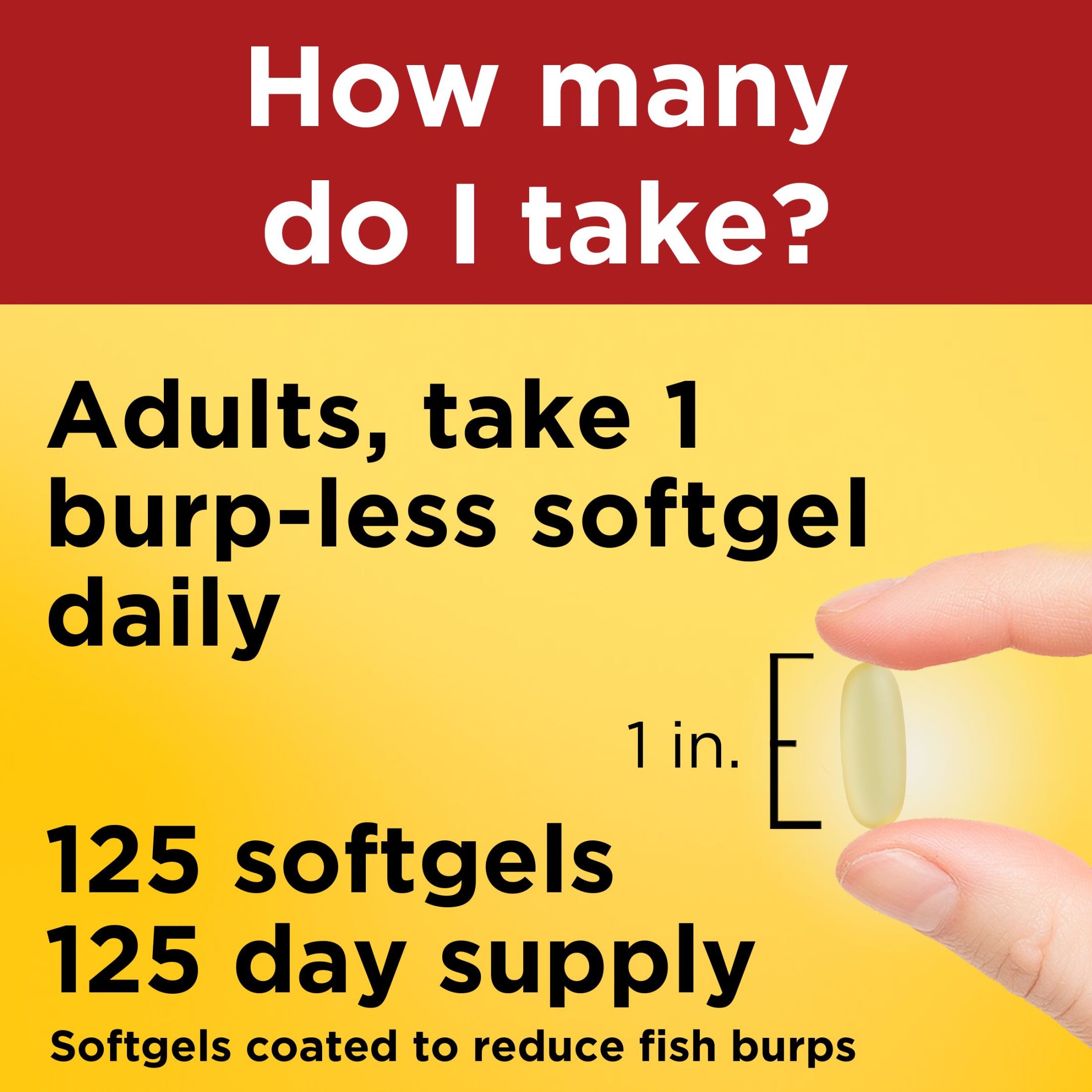 Nature Made Burp Less Omega-3 Fish Oil 1200 mg photo 6