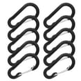 thumbnail image 1 of Mountaineering buckle,Alloy Keychain Carabiner Clips D Keychain Carabiner Clip 5/10 Buckle Clips Carabiners Clips Mewmewcat, 1 of 6