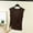 Coffee plus size sleeveless vest tops a1, variant on Women Plus Size Sleeveless V Neck Wrap Vest Tops Flowy Casual Elegant Blouses Summer Vacation Fashion Clothes, Black 2XL