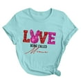 thumbnail image 2 of Pntutb T-Shirts à Manches Courtes pour Femmes Femmes T-Shirt Imprimé de Pâques Mode Confortable Blouses pour Femme Hauts Rabais, 2 of 3