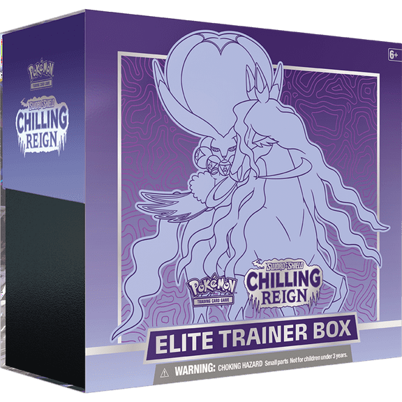 Pokemon TCG: Sword and Shield 6 Chilling Reign Elite Trainer Box- Shadow