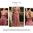 thumbnail image 6 of David’s Bridal, The Edit by DB Studio Women's Formal Empire Waist Ball Gown, Full Length, Satin, 6 of 7