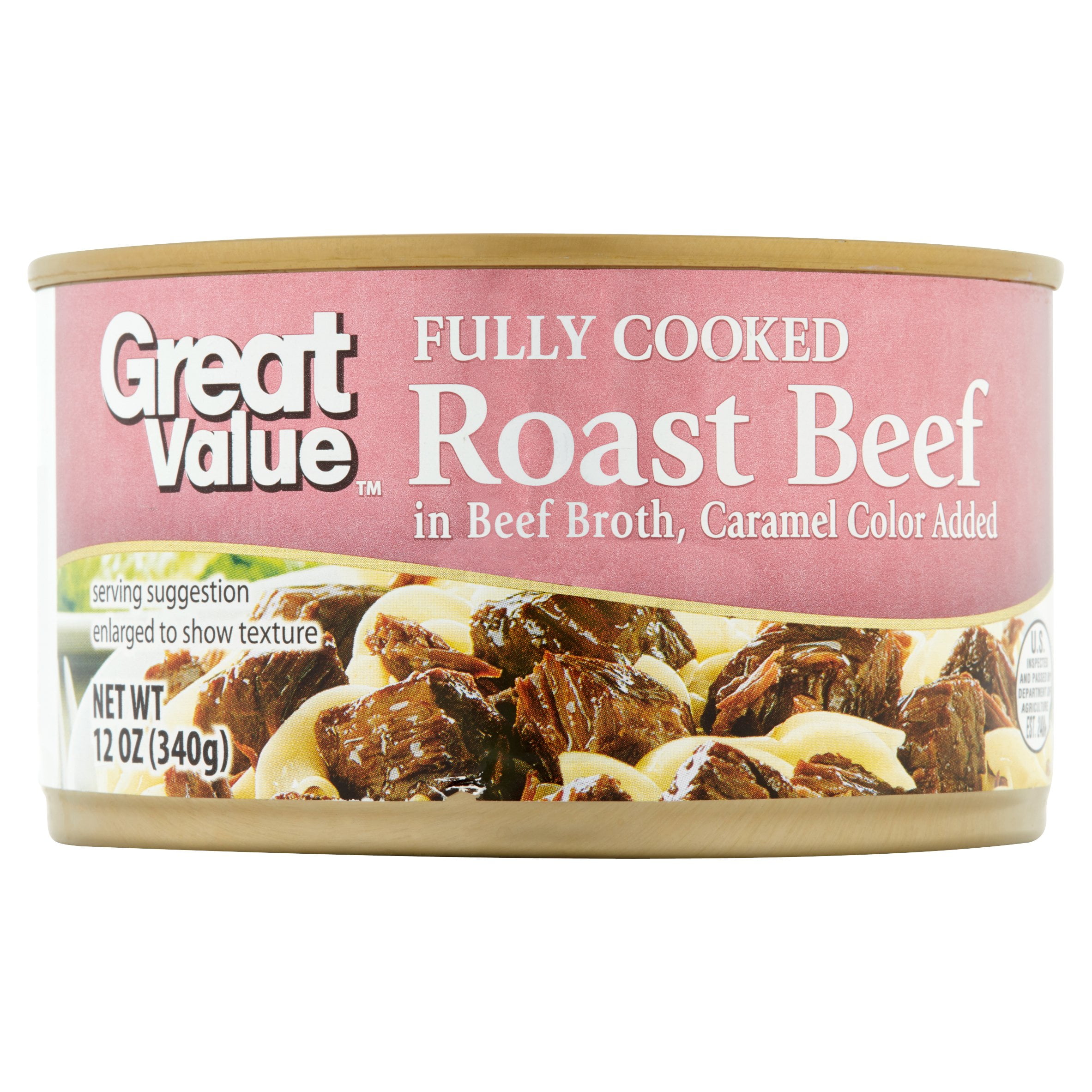 Great Value Roast Beef in Beef Broth, 12 oz by Wal-Mart Stores, Inc.
