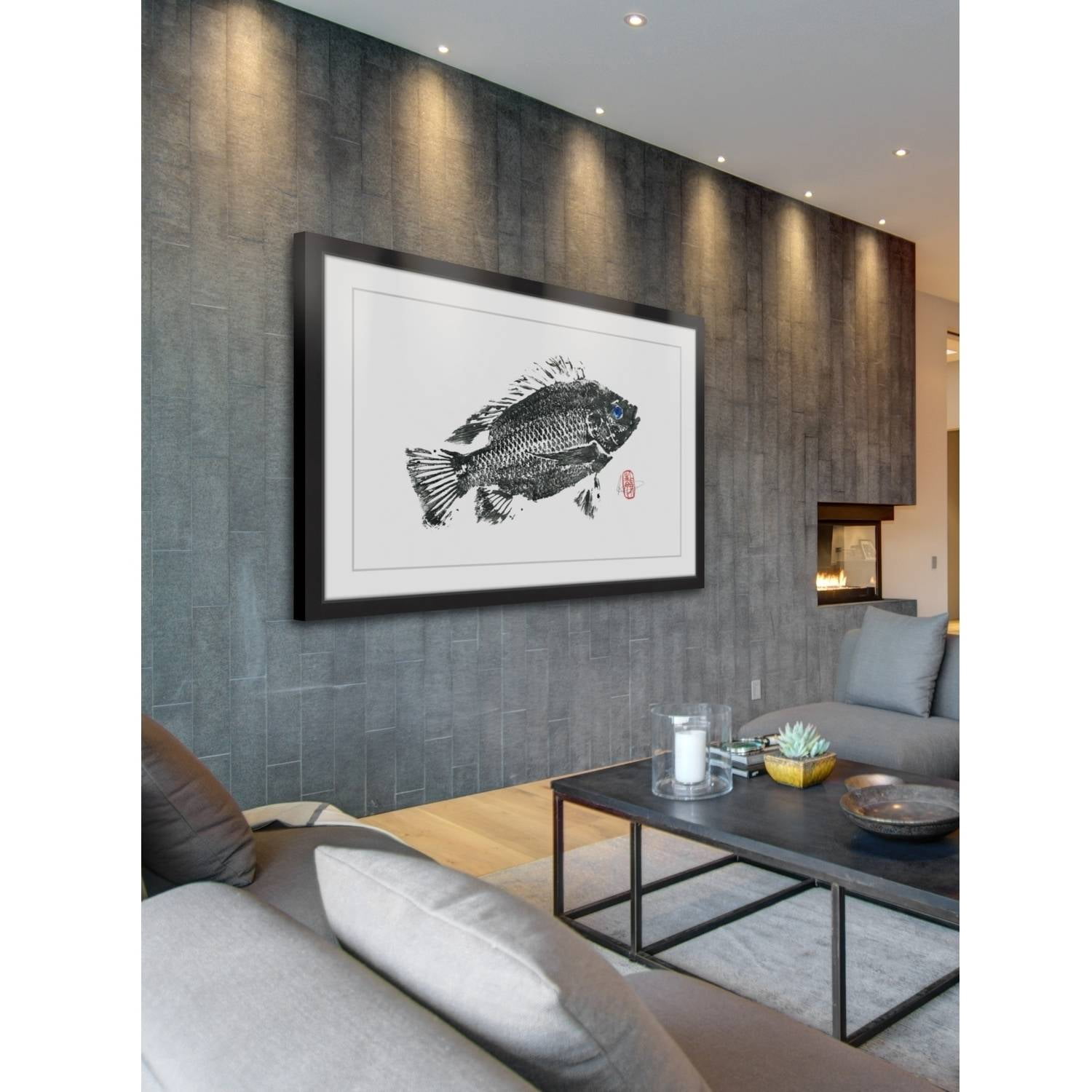 "Medium Tilapia" Framed Painting Print