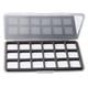 thumbnail image 3 of Caja de pesca con mosca de plástico superdelgada con 18 compartimentos magnéticos y espuma insertada, 3 of 4