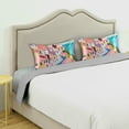thumbnail image 3 of Yayeee Pillowcase King Size Set of 2 Satin Wrinkle Resistant Pillow Case, Abstract Painting, 3 of 8