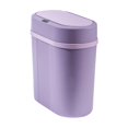 thumbnail image 2 of Cubo de basura de 12 l, cubo de almacenamiento impermeable con tapas, cubo de basura, cubo de basura automático para sala de estar, baño, cocina, Soledad bote de basura automatico, 2 of 10