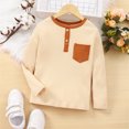 thumbnail image 2 of Vedolay Boys Long Sleeve Shirts Children's Tops Toddler Girls Long Sleeve T-Shirt White,7Y, 2 of 5