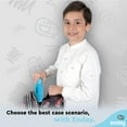 thumbnail image 7 of Enday Multipurpose Utility Box with Lid Plastic Pencil Case Organizer, Blue 1 Pack, 7 of 7