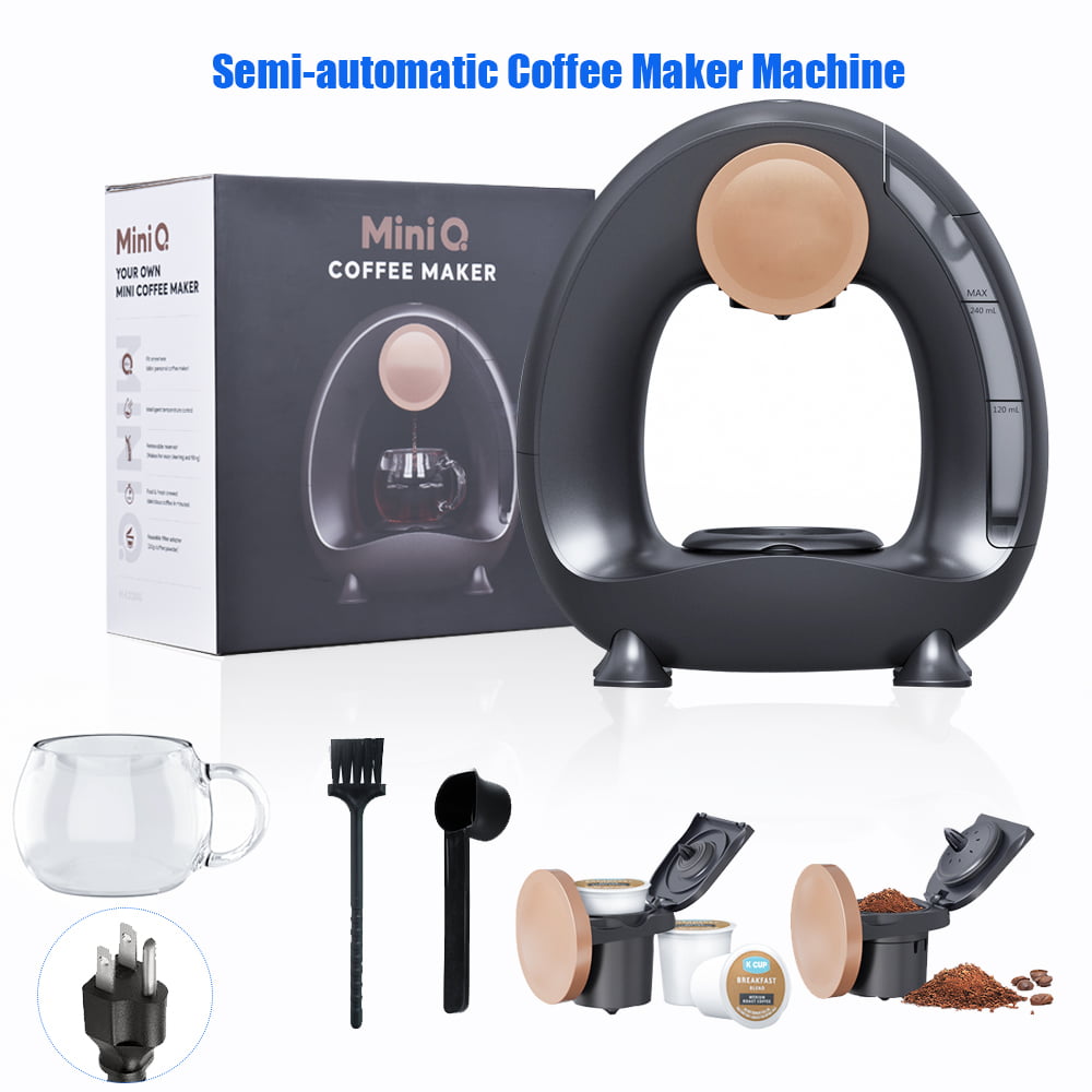 Mini Coffee Machine Easy Operation Lightweight Household Brew Tea Coffee  Powder Machine Coffee Maker Desk Coffee Maker