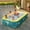 Blue, variant on QuanTara Family Inflatable Swimming Pool – Large Backyard Lounge Pool for Adults – Durable PVC with Leak-Proof Valves