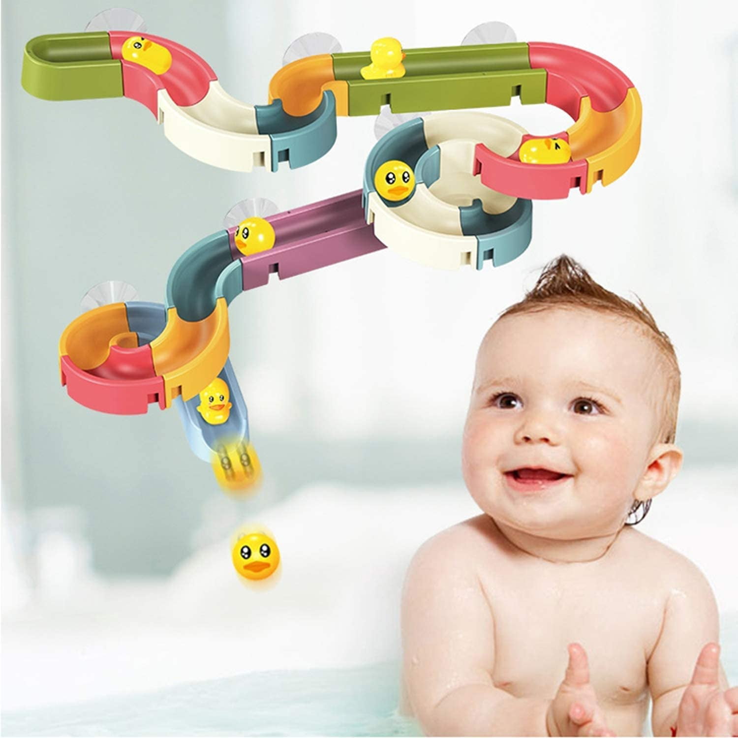 Bath toys that stick to the wall on sale