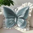 thumbnail image 7 of Seyotauo Butterfly Throw Pillow, Butterfly Shaped Decorative Pillow for Sofa Couch Bed, Plush Velvet Lumbar Support Cushion for Office Chair & Car Seat, 7 of 7