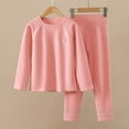 thumbnail image 2 of Ensemble Estival Mignon, Pyjama Chaud Uni pour Enfants Deux Pièces, 2 of 7