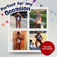 thumbnail image 6 of Dress Up America Brown Bear Mascot For Adults and kids, Large 12-14 34-38" waist, 50-57" height, 6 of 7
