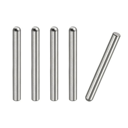 

6x50mm Dowel Pins 5 Pack Round Head Flat Chamfered End Dowel Pin