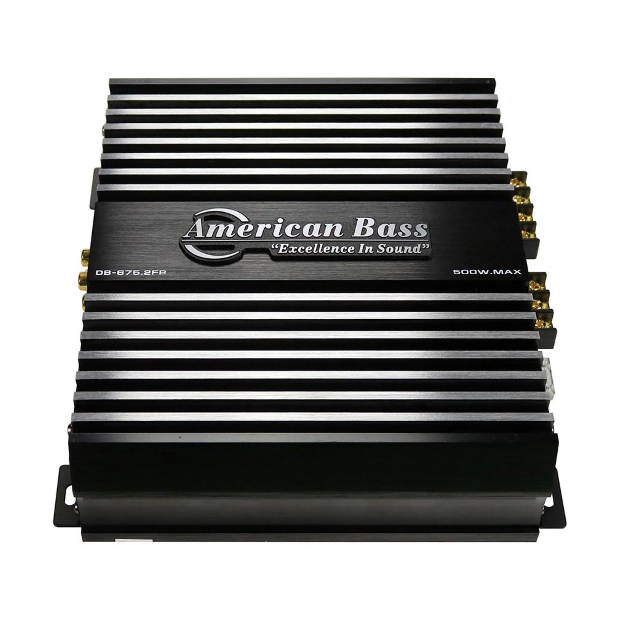 American Bass 500W Max 2 Channel Class A/B Vehicle Audio Amplifier, Multicolor, 4.65 oz