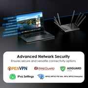 AX6000 Wi-Fi 6 Router, WiFi Router for Home Supports OpenVPN | WireGuard | Parental Control | QoS Wifi repeater
