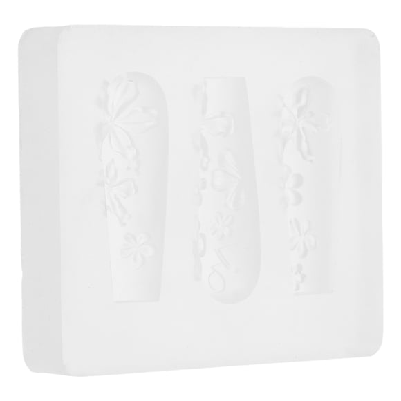 FONWILYO Reusable Transparent Silicone Mold for Nail Art Floral Embossing Create Stunning 3D Designs