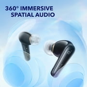 soundcore by Anker- Liberty 4 SE Earbuds True Wireless ACAA Headphones, IPX4, Spatial Audio, Heart Rate Tracker, Black, A3953ZA1