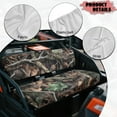 thumbnail image 5 of Yuyamidu Camo Hunting Mule Seat Cover Split Back UTV Seat Covers Compatible Fits for 3000 3010 3020 4000 4010 2001-2023 2025 Full Protection Pine Cone UTV Bench Seat Cover, 5 of 7