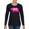 thumbnail image 2 of Wild Bobby Mama Bear Girl Mom Women Graphic Long Sleeve Tee, 2 of 6