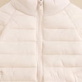 thumbnail image 2 of Lmnyox Puffer Jackets for Girls Zip Up Long Sleeve Stand Collar Coats Puffy Jackets with Pockets 1-12 Years, 2 of 7