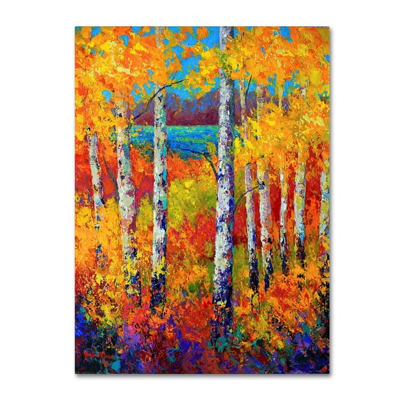 Trademark Fine Art 'Autumn Patchwork' Canvas Art by Marion Rose