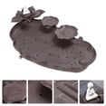 thumbnail image 3 of Shisuyan 1Pc Water Storage Tea Serving Tray Antique Teacup Plate Creative Tea Set Tray, 3 of 8
