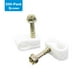 thumbnail image 3 of Clips para cables coaxiales STEREN Grip-Clip, color blanco, paquete de 200, 3 of 6