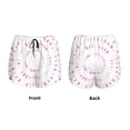 thumbnail image 6 of Uemuo Breast Cancer Awareness (4) Pattern Women's Athletic Shorts High Waisted Running Shorts with Liner Pockets Gym Elastic Workout Shorts-Small, 6 of 9