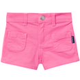 thumbnail image 1 of Pantalones cortos Gerber para bebés y niñas pequeñas de sarga rosa, talla 3T, 1 of 5