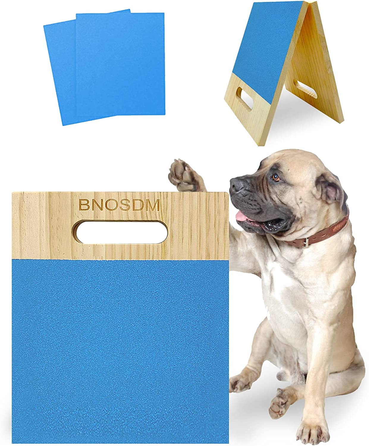 Hamiledyi Dog Scratch Pad for Nails File Scratcher Board for Dogs Paw