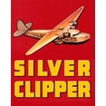 thumbnail image 2 of Retrotravel 15x18 White Modern Wood Framed Museum Art Print Titled - Silver Clipper Crate Label, 2 of 4